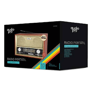Radio Retro Portátil Bluetooth 10w - Ps