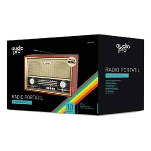 Radio Retro Portátil Bluetooth 10w - Ps
