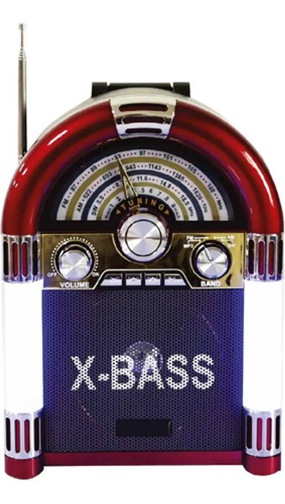 Radio Retro Estilo Rockola Bluetooth Portátil - Ps 1