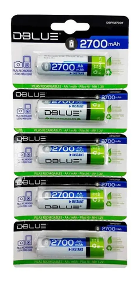 Pack 5 Pilas Recargables Aaa 1200mha - PS