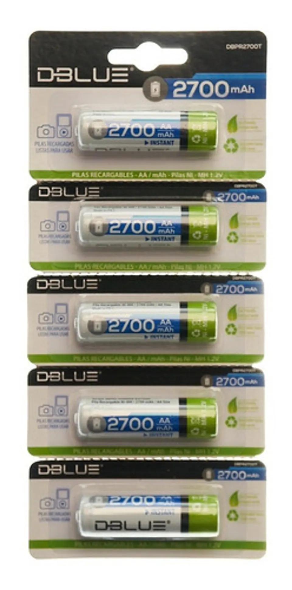 Pack 5 Pilas Recargables Aaa 1200mha - PS 3