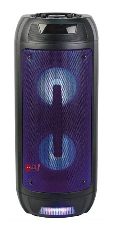 Parlante Bluetooth Iluminación Azul Incluye Micrófono - Ps