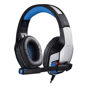 Audífonos Platinum Gamer Conector 3,5mm Y Usb Led Azul - Ps