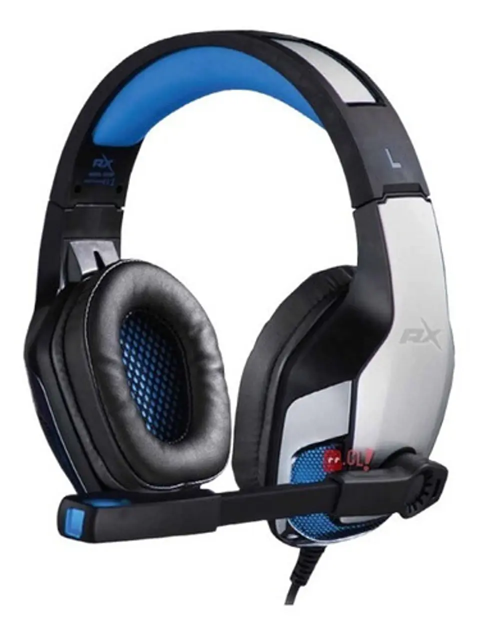 Audífonos Platinum Gamer Conector 3,5mm Y Usb Led Azul - Ps 1