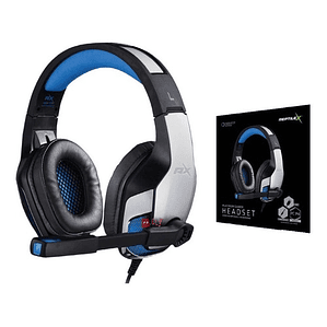 Audífonos Platinum Gamer Conector 3,5mm Y Usb Led Azul - Ps