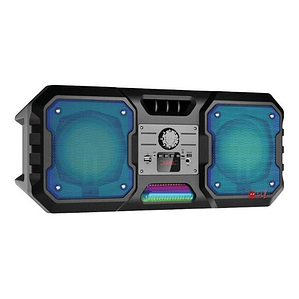 Parlante Bluetooth Portátil Iluminación Led Azul 5w Rms - Ps