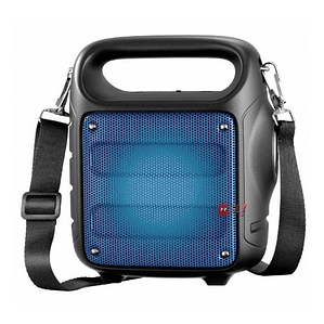 Parlante Bluetooth Con Iluminación Azul 5w Rms Portátil - Ps