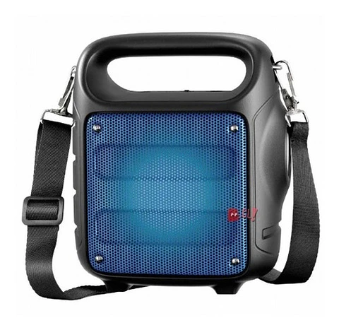 Parlante Bluetooth Con Iluminación Azul 5w Rms Portátil - Ps