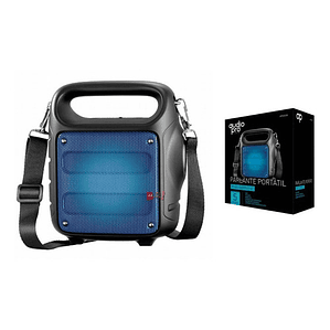 Parlante Bluetooth Con Iluminación Azul 5w Rms Portátil - Ps