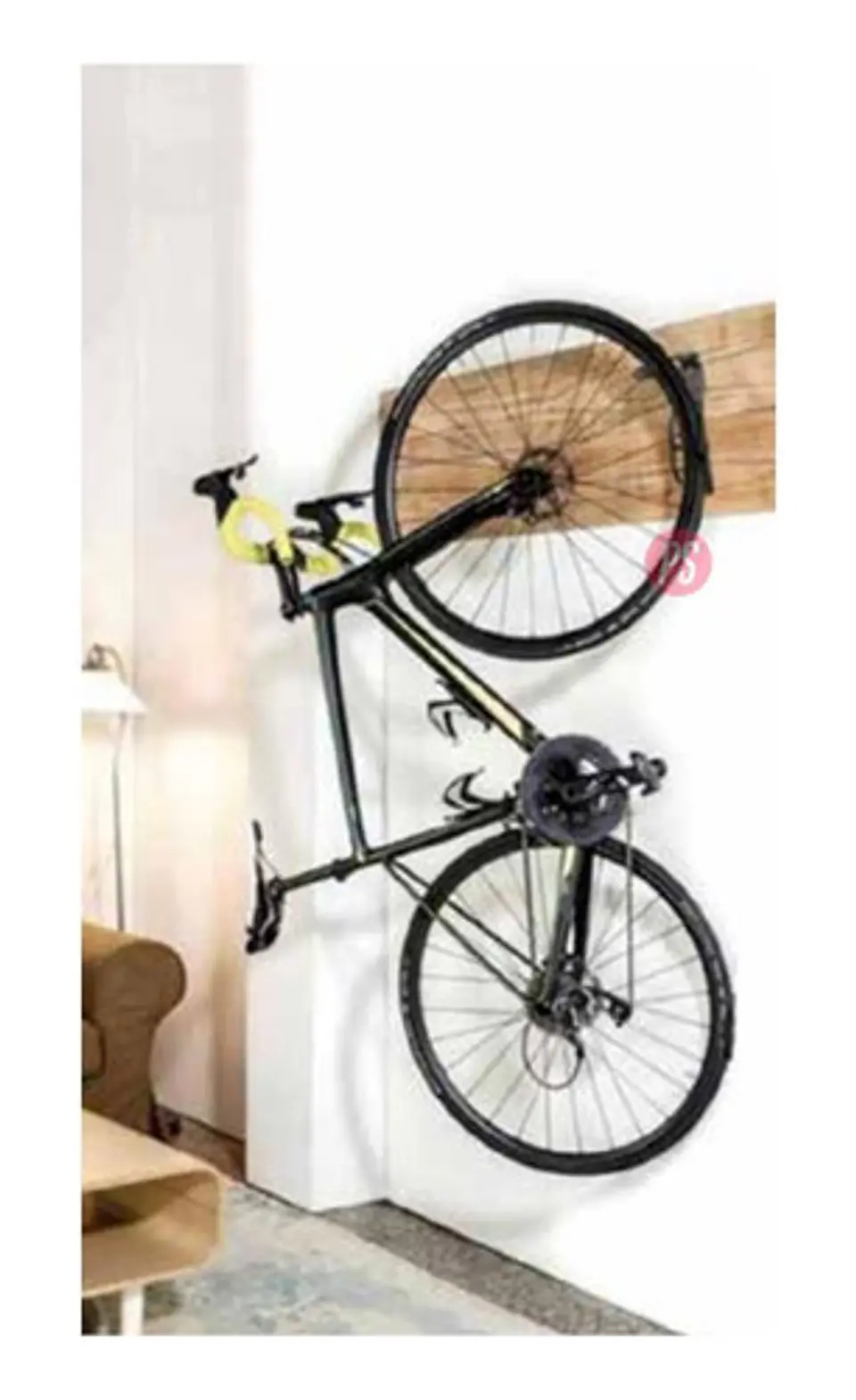Pack 2 Soportes Bicicletas Vertical Pared Con Gancho - Ps 2