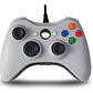 Joystick Xbox 360 Con Vibración Cable Color Blanco - Ps - Miniatura 1