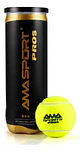 Pelotas Para Pádel 3 Unidades Ama Sport Pros - Ps - Miniatura 1