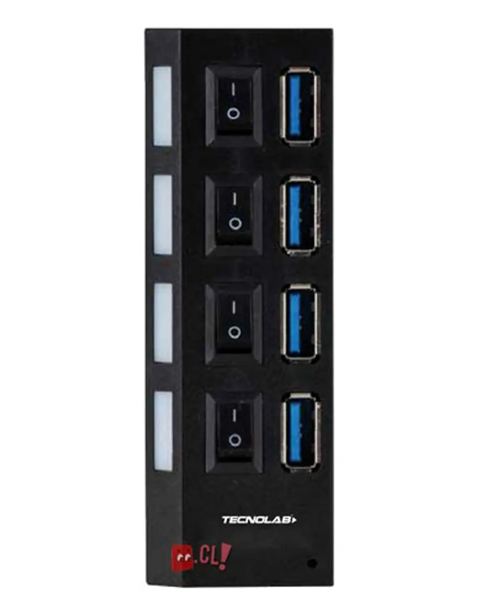 Hub Usb 4 Puertos 2.0 Con Interruptor Encendido - Ps 1