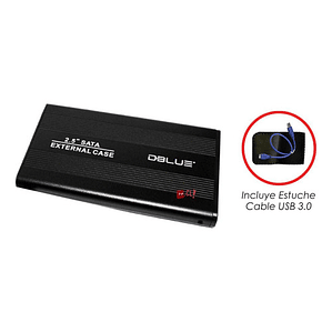 Cofre Disco Duro 2.5 Sata Negro - Ps