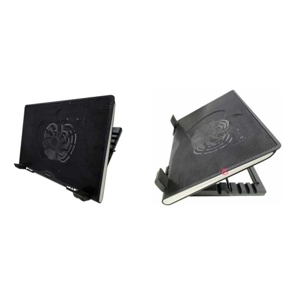 Base Ventilador Notebook Ajustable Luz Azul - Ps 2