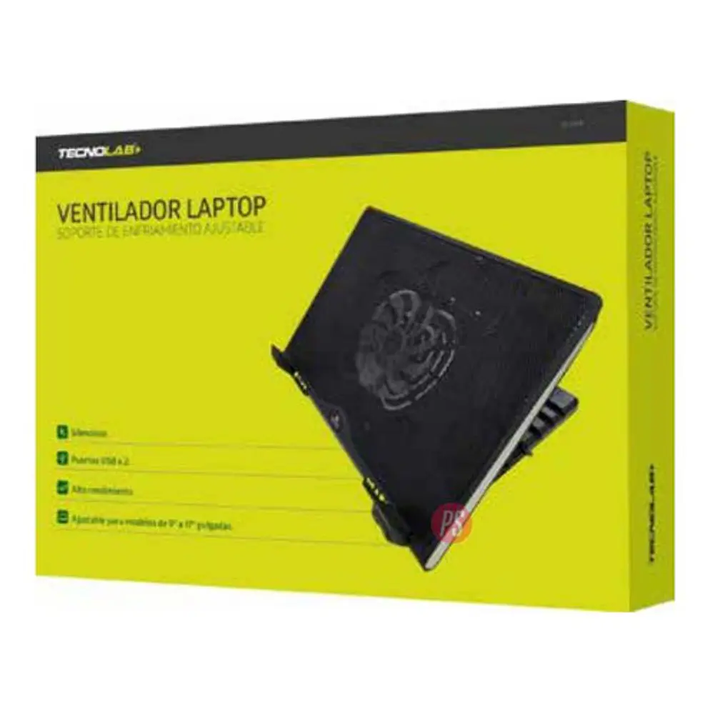 Base Ventilador Notebook Ajustable Luz Azul - Ps 3