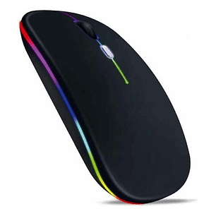 Mouse Gamer Inalámbrico Recargable Iluminación Rgb - Ps
