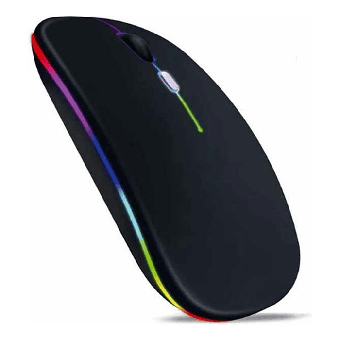 Mouse Gamer Inalámbrico Recargable Iluminación Rgb - Ps 1