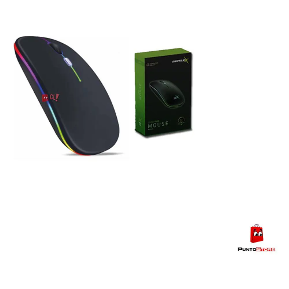 Mouse Gamer Inalámbrico Recargable Iluminación Rgb - Ps 3