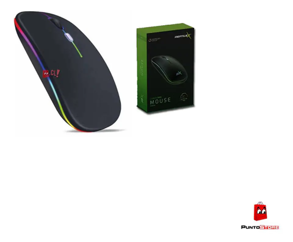 Mouse Gamer Inalámbrico Recargable Iluminación Rgb - Ps 3