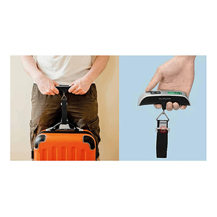 Pesa Balanza Portátil Digital 50kg Para Viajes - Ps