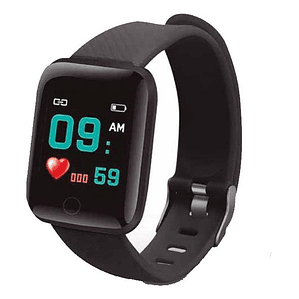 Smartwatch Monitor De Salud Color Negro - Ps