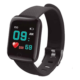Smartwatch Monitor De Salud Color Negro - Ps