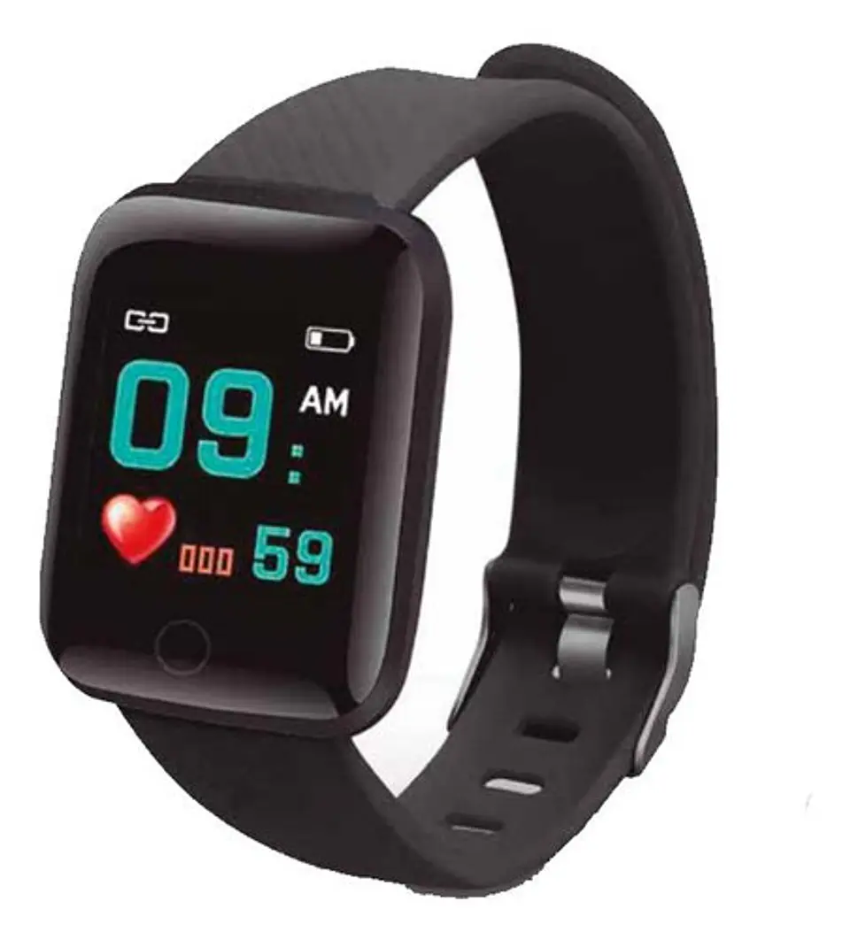 Smartwatch Monitor De Salud Color Negro - Ps 1
