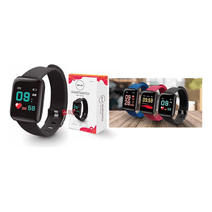 Smartwatch Monitor De Salud Color Negro - Ps