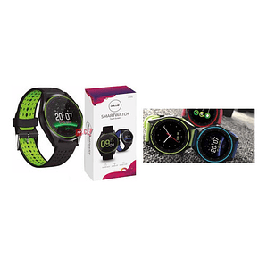 Smartwatch Con Pantalla Lcd Bluetooth Color Verde - Ps
