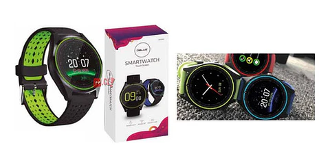 Smartwatch Con Pantalla Lcd Bluetooth Color Verde - Ps
