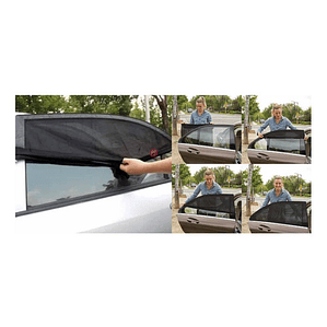 Malla Cubre Ventanas Autos Lateral 2 Unidades - Ps