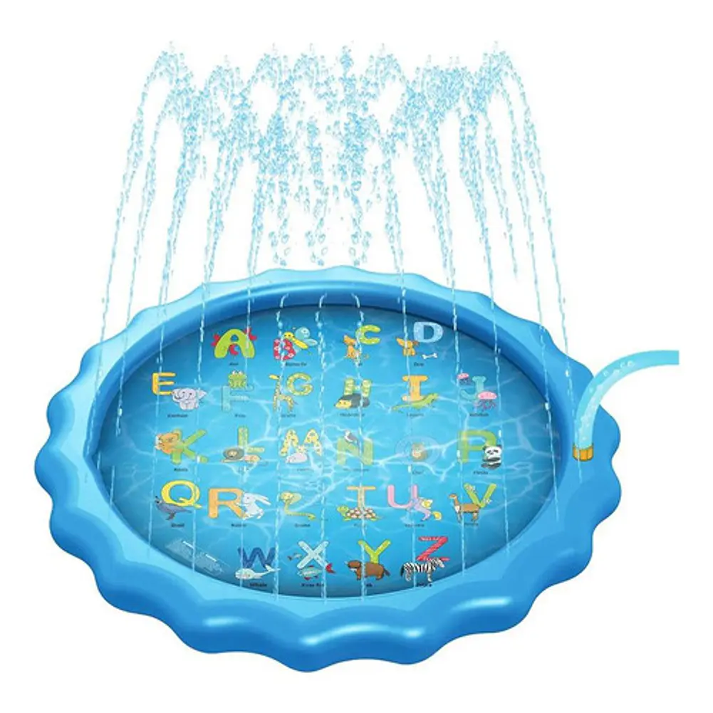 Alfombra Piscina Chorros De Agua 167cms Letras - Ps 1