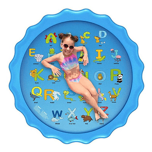 Alfombra Piscina Chorros De Agua 167cms Letras - Ps