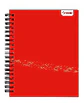 Pack 10 Cuadernos Universitarios 100 Hojas Rojo - Ps - Miniatura 1