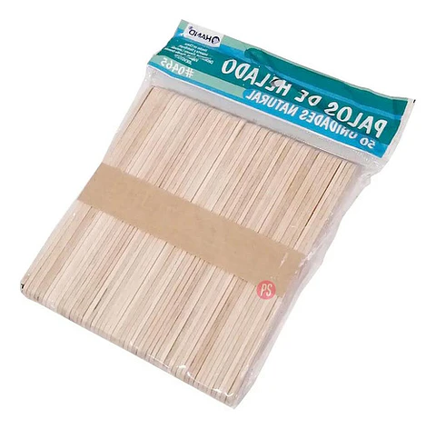 Pack 1300 Palos De Helado Natural - Ps