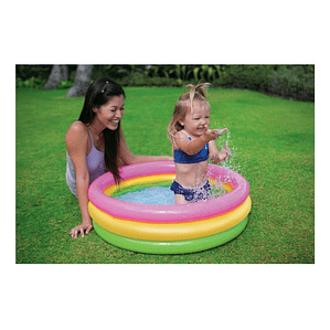 Piscina Inflable Niños Redonda 86cms Colores - Ps