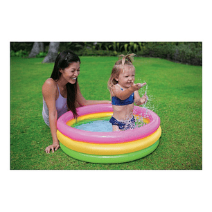 Piscina Inflable Niños Redonda 86cms Colores - Ps