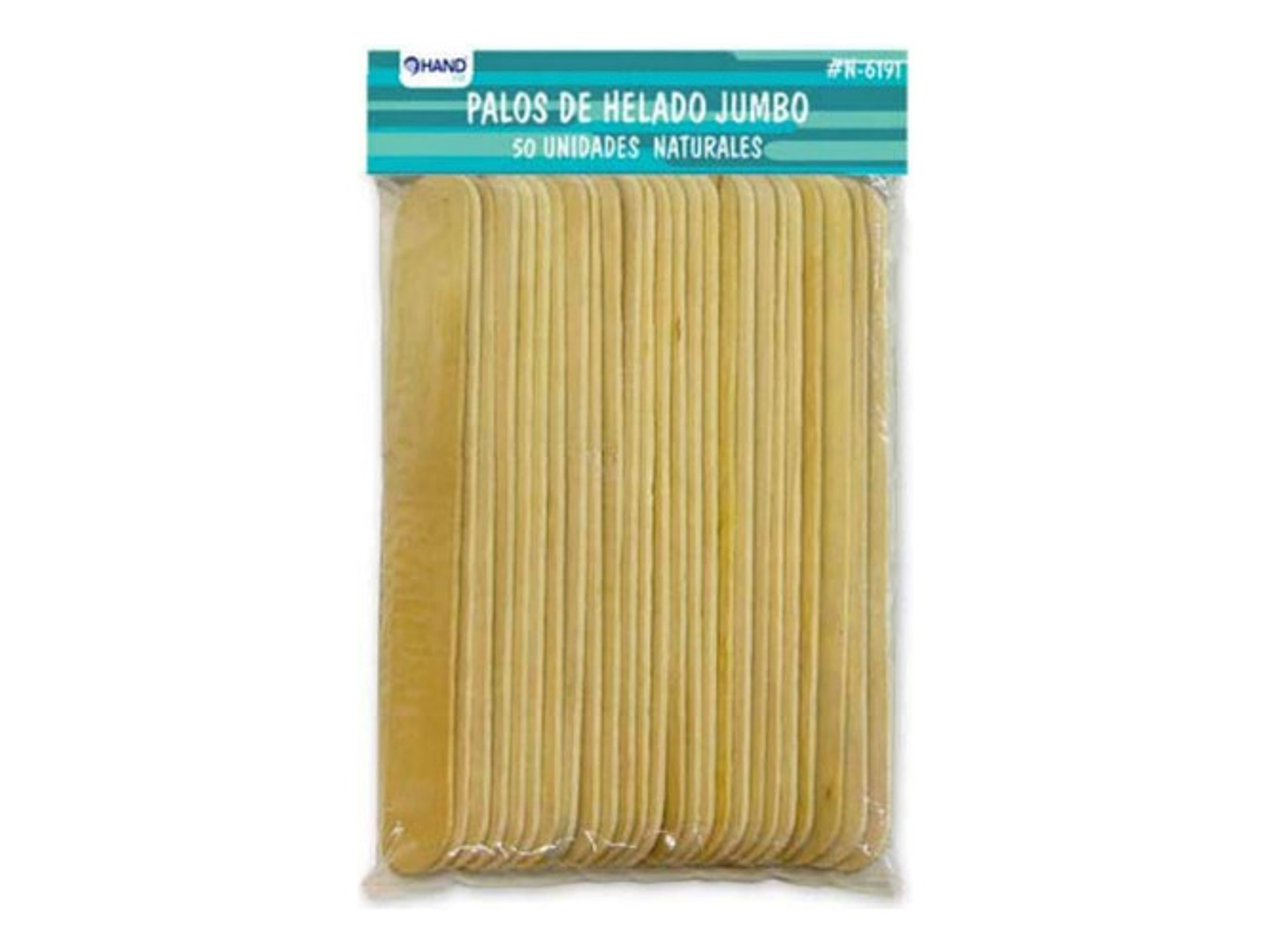 Pack 650 Palos De Helado Jumbo Natural - Ps 1