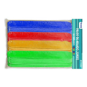 Pack 600 Palos De Helado Jumbo Colores - Ps