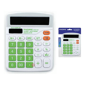 Calculadora Electrónica 12 Dígitos Verde - Ps