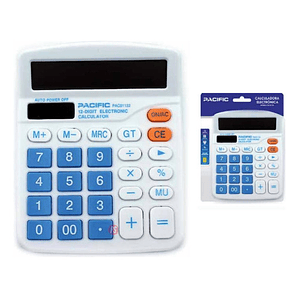 Calculadora Electrónica 12 Dígitos Celeste - Ps