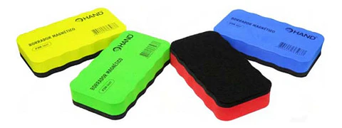 Pack 24 Borradores Magnéticos 11x6cm Colores - Ps