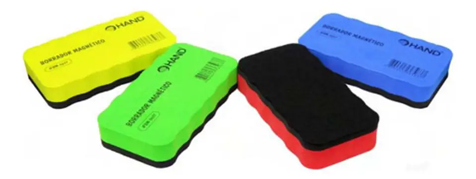 Pack 24 Borradores Magnéticos 11x6cm Colores - Ps 1