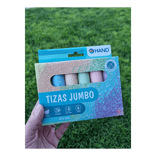 Tizas Pizarra Jumbo 6 Unidades Con 6 Colores - Ps