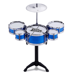 Batería Musical De Juguete 5 Tambores Y Piso - PS
