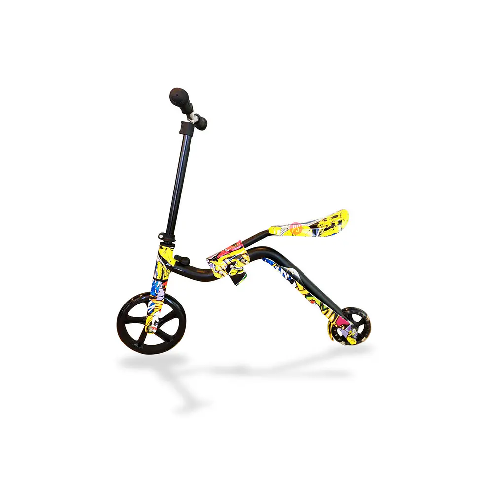 Scooter Aluminio 2 Ruedas Led Diseño Con Asiento - PS 2