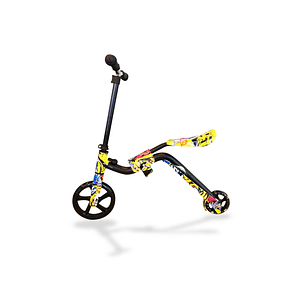 Scooter Aluminio 2 Ruedas Led Diseño Con Asiento - PS