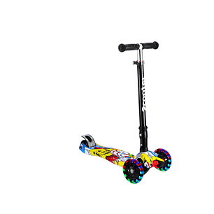 Scooter Aluminio De 3 Ruedas Ilumindas Diseño - PS