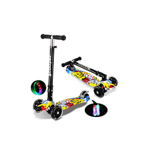 Scooter Aluminio De 3 Ruedas Ilumindas Diseño - PS